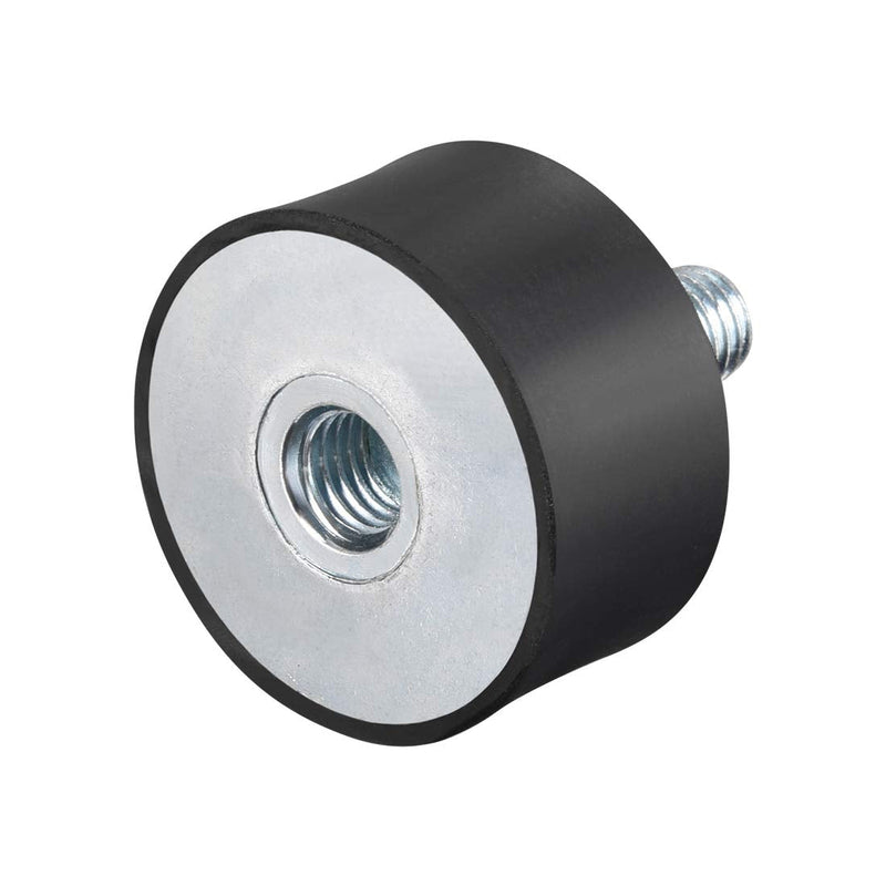 uxcell M10 Male Female Rubber Mounts, Shock Absorber, for Motor Generator Compressor Garage Reverse Osmosis Pump Impact Air Generator Car Bobbins, D40mmxH20mm M10*23 D40*H20