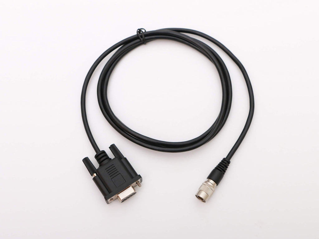 Data Cable 6pin Hirose to DB9 COM Cable for Nikon DTM352,DMT452,DTM330 Total Stations