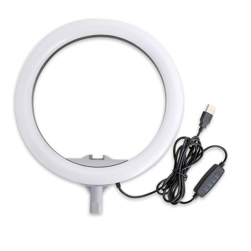 UBeesize Dimmable 10-inch Led Ring Light, 3 Colors Mode & 10 Level Brightness Temperature 3000K-5000K
