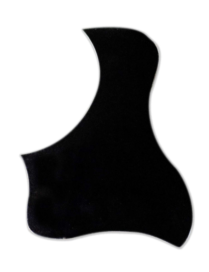 Metallor Acoustic Guitar Pickguard Anti-Scratch Guard Plate Self Adhesive Bird Shape Pick Guards Various Color, Cool Guitar Accessories Gifts. (Black) Black