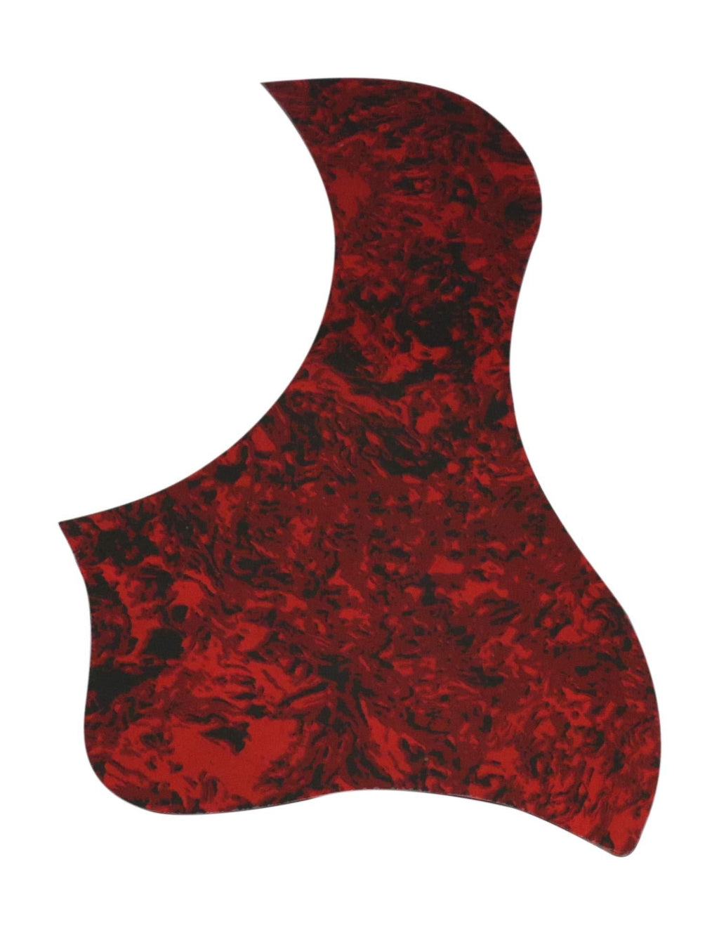 Metallor Acoustic Guitar Pickguard Anti-Scratch Guard Plate Self Adhesive Bird Shape Pick Guards Various Color, Cool Guitar Accessories Gifts. (Ghost Red) Ghost Red