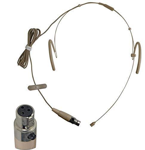 [AUSTRALIA] - Double Earhook Headset Microphone Wireless Omidirectional Mic (for AKG type 3 pin mini plug) for AKG type 3 pin mini plug 