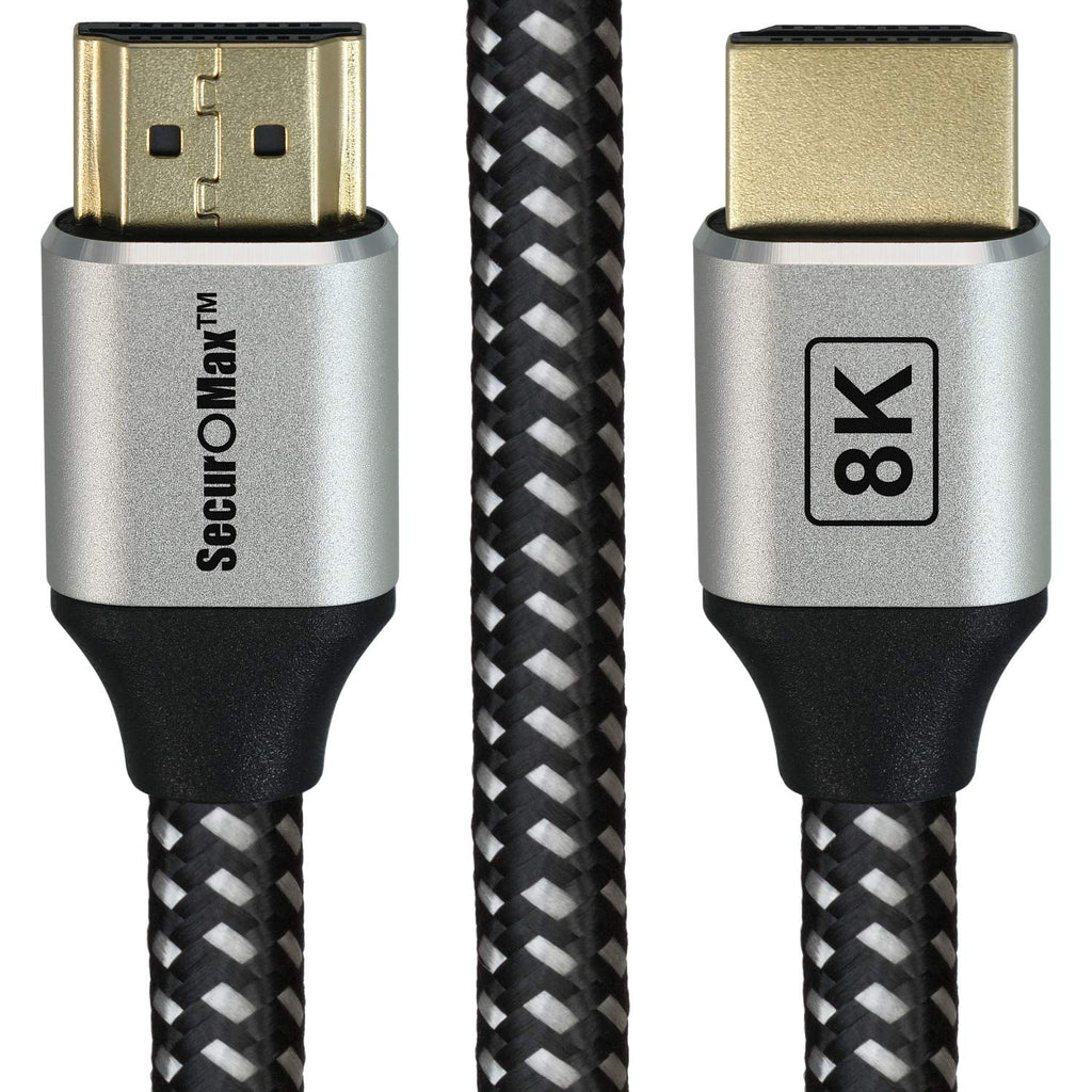 HDMI Cable (8K, 4K, HDCP 2.2, HDR, ARC, 48Gbps) with Braided Cord, 3 Feet