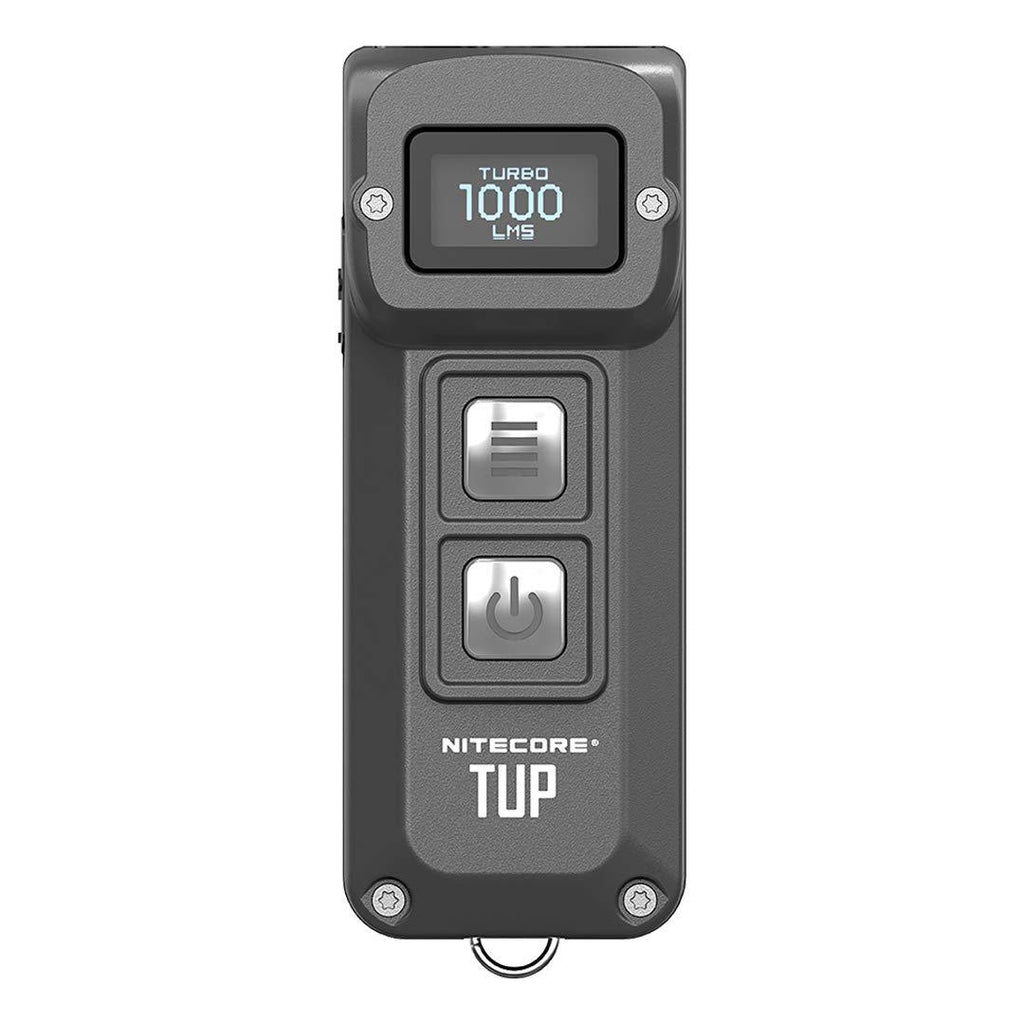 Nitecore TUP 1000 Lumen RCHRGBL Keychain Flashlight Gray