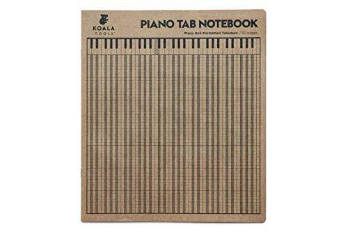 Koala Tools | Piano Tablature - Piano Tab Notebook (3 Pack) | 8.5" x 9.75" 60pp.