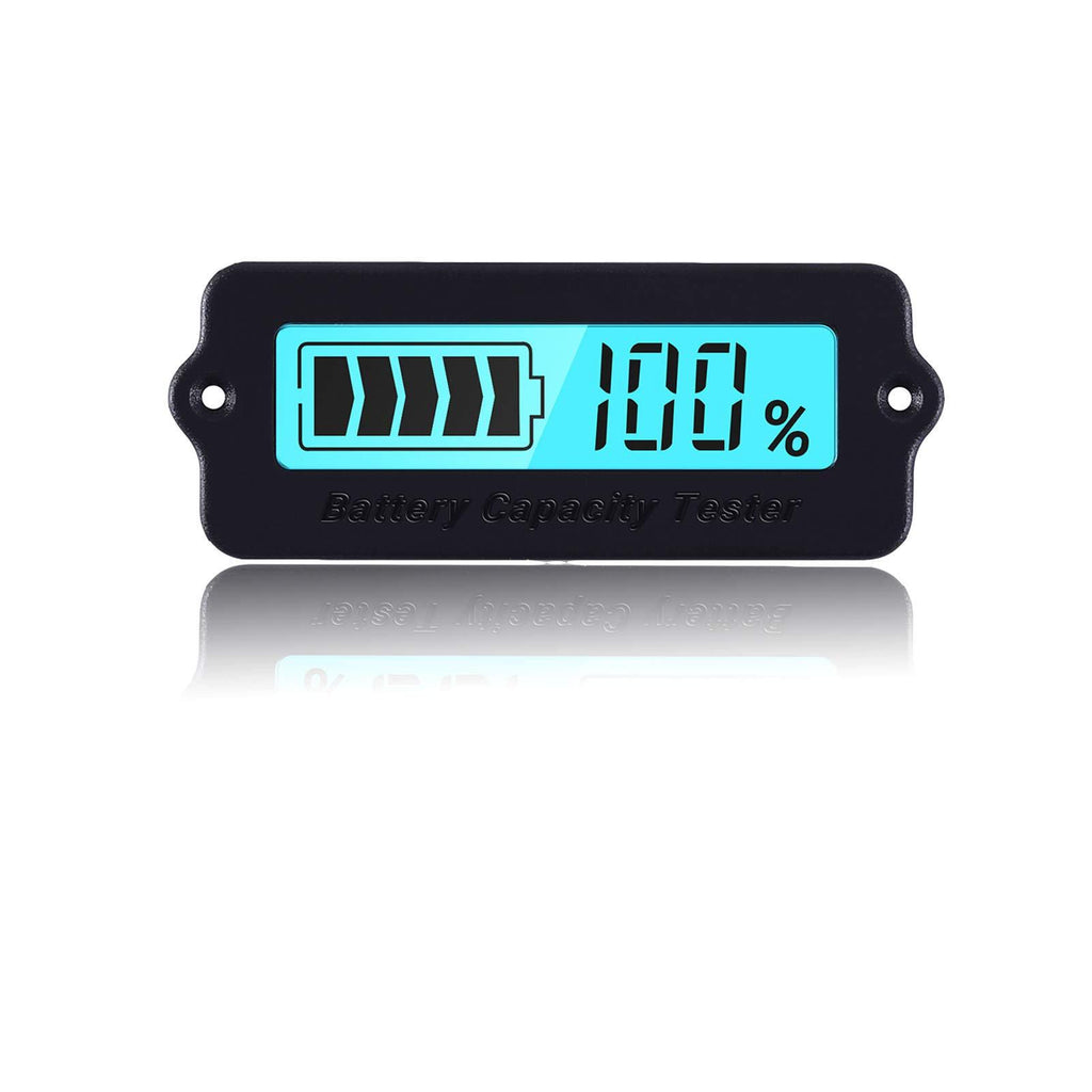 Battery Monitor Voltage Capacity Tester Lead-acid Battery 12V 24V 36V 48V 60V Iron-lithium Battery Voltage Capacity Percentage Indicator