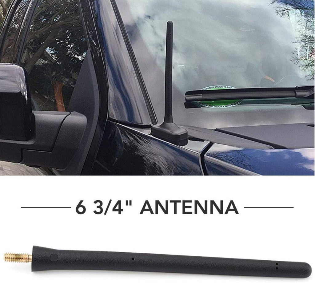 Antenna Mast 6 3/4"- Fit 2013-2014 Nissan Pathfinder Infiniti- AM/FM Radio Short Roof Aerial Antenna Mast + Screw Replace Ugly 31" Factory Metal Shaft Antenna