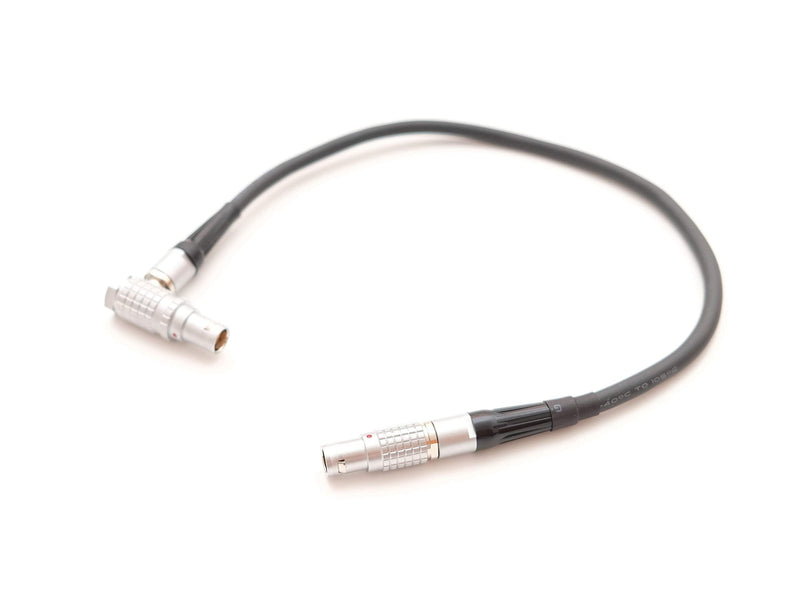 1B 6pin Angled Female to Male Power Cable for DJI Ronin-2,RED Scarlet & Epic