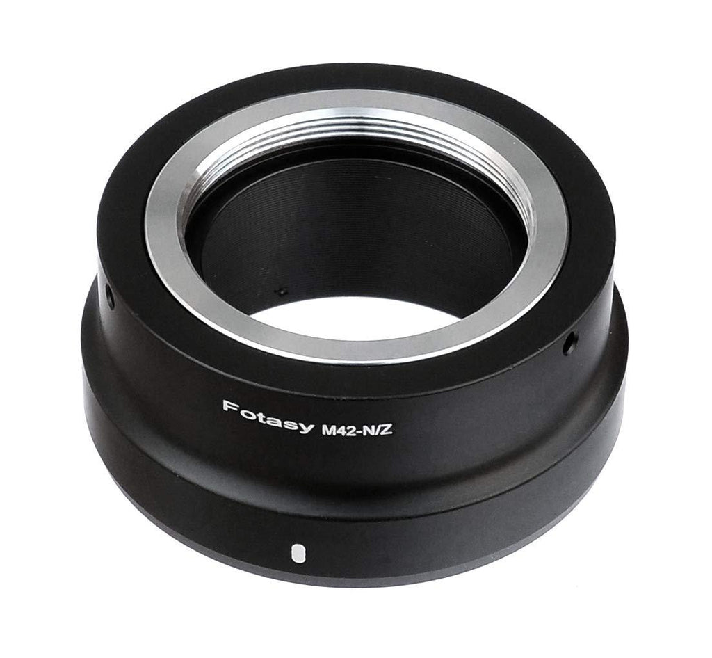 Fotasy Adjustable M42 Lens to Nikon Z Mount Adapter, M42 Z Mount, M42 Nikon Z, M42 Nikon Z Mount Adaptor fits M42 Screw Mount Lense & Nikon Z Mirrorless Camera Z5 Z50 Z6 Z7 Z6 II Z7 II M4 - Nikon Z