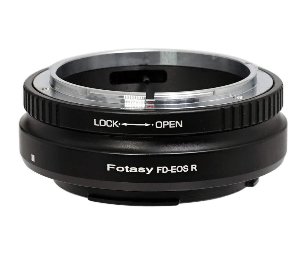 Fotasy Canon FD Lens to Canon EOS RF Mount Metal Adapter, FD EOS R Adapter, fits Canon FD Mount Classic Manual Lense & Canon EOS R Mirrorless Camera EOS R/RP/Ra / R5 / R6 FD - EOS R