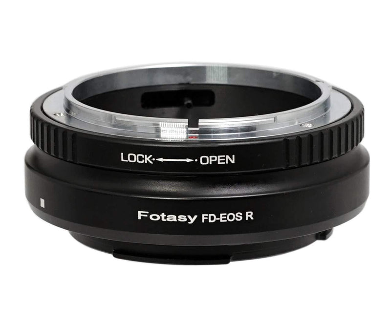 Fotasy Canon FD Lens to Canon EOS RF Mount Metal Adapter, FD EOS R Adapter, fits Canon FD Mount Classic Manual Lense & Canon EOS R Mirrorless Camera EOS R/RP/Ra / R5 / R6 FD - EOS R