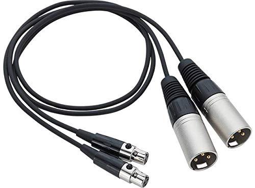Zoom TXF-8 Balanced TA3 to XLR Cable, 2 Pack, For the F8n Field Recorder and Other Devices, Female TA3 Mini XLR to Male Full Size XLR