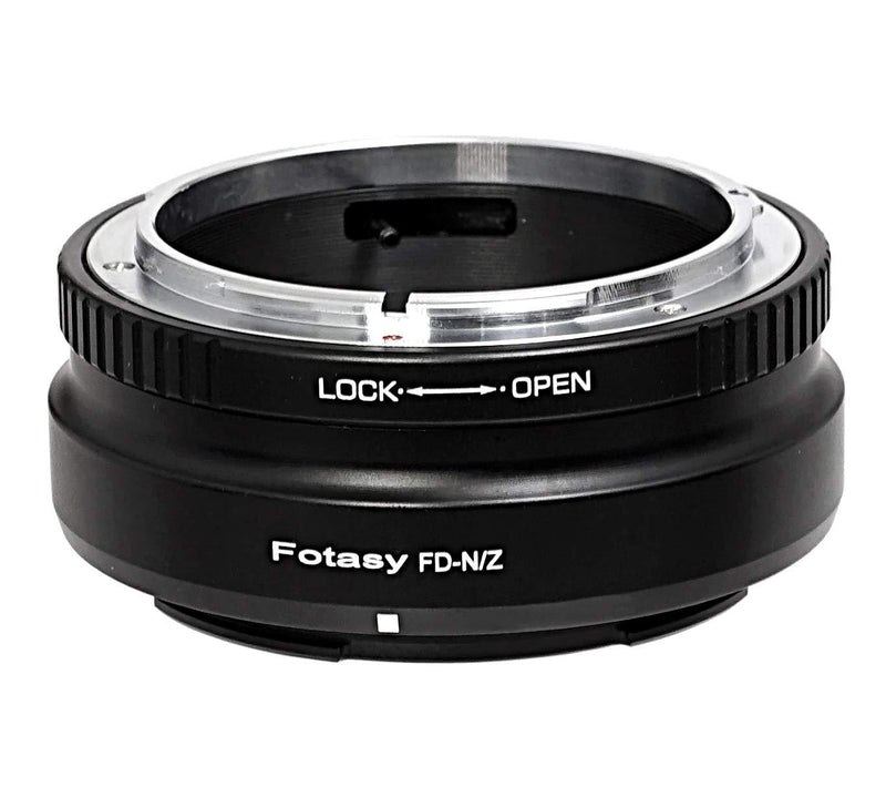 Fotasy Canon FD Lens to Nikon Z Mount Adapter, FD Nikon Z Mount Adapter, Nikon Z Canon FD, fits Canon FD FL Lens & Nikon Z Mirrorless Camera Z5 Z50 Z6 Z7 Z6 II Z7 II FD - Nikon Z