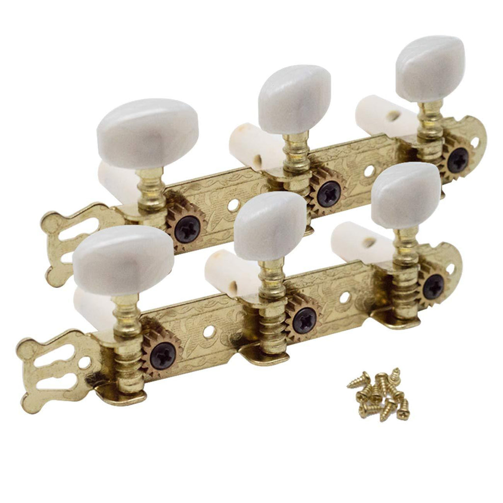 Timiy Classical Guitar Tuners,Tuning Key Pegs/Machine Heads for Classical Guitar,Gold V1