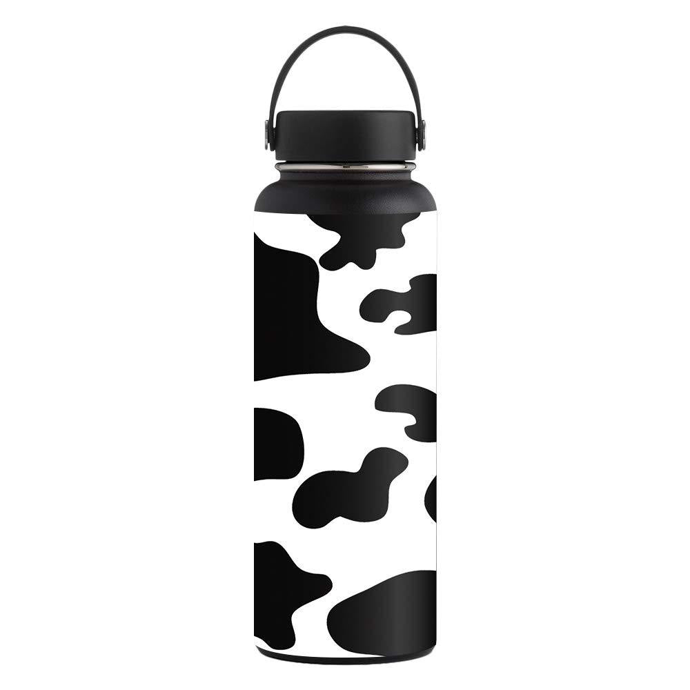 MightySkins Skin Compatible With Hydro Flask 40 oz. Wide Mouth - Cow Print | Protective, Durable, and Unique Vinyl Decal wrap cover | Easy To Apply, Remove, and Change Styles | Made in the USA