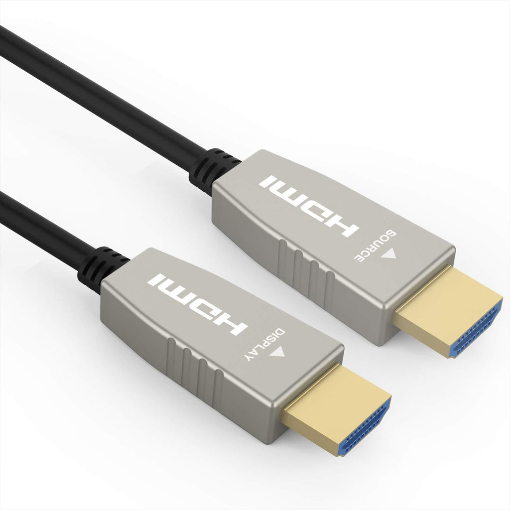 HDMI Fiber Cable RUIPRO 4K60HZ HDR 10 feet Light Speed HDMI2.0b Cable, Supports 18.2 Gbps, ARC, HDR10, HDCP2.2, 4:4:4, Ultra Slim and Flexible HDMI Optic Cable with Optic Technology 3m