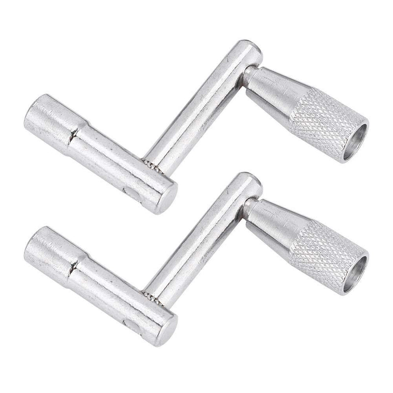Drum Tuning Wrench, 2PCS Metal Continuous Motion Drum Tuning Key Percussion Hardware Tool for Drum Accessories