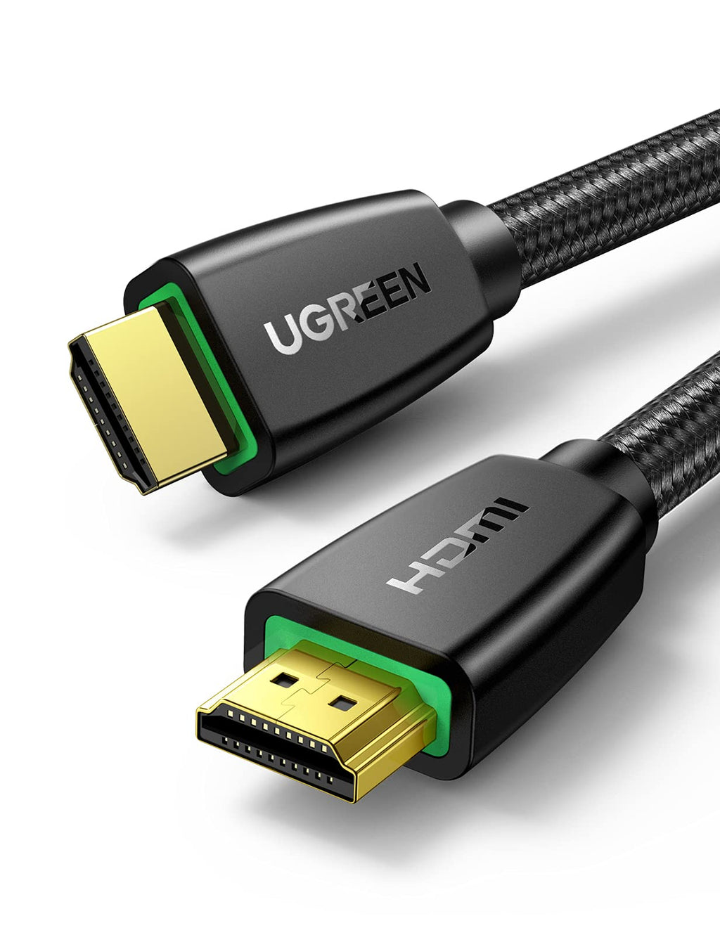 UGREEN HDMI Cable 4K 16FT Braided High Speed HDMI Cord 18Gbps with Ethernet Support 4K 60HZ Compatible with UHD TV Monitor Computer Xbox 360 PS5 PS4 Blu-ray and More