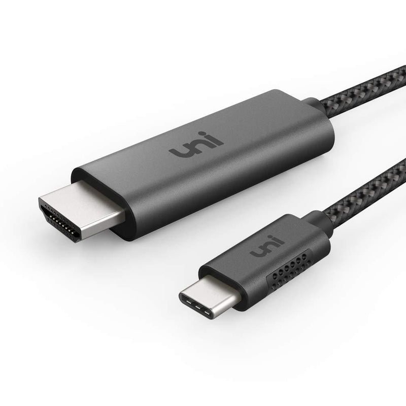 [AUSTRALIA] - USB C to HDMI Cable 10ft 4K@60Hz, uni USB Type-C to HDMI Braided Cable (Thunderbolt 3 Compatible) with Samsung S20 / S10 / S9, MacBook Pro 2020/2019, MacBook Air/iPad Pro 2020, and More 1 