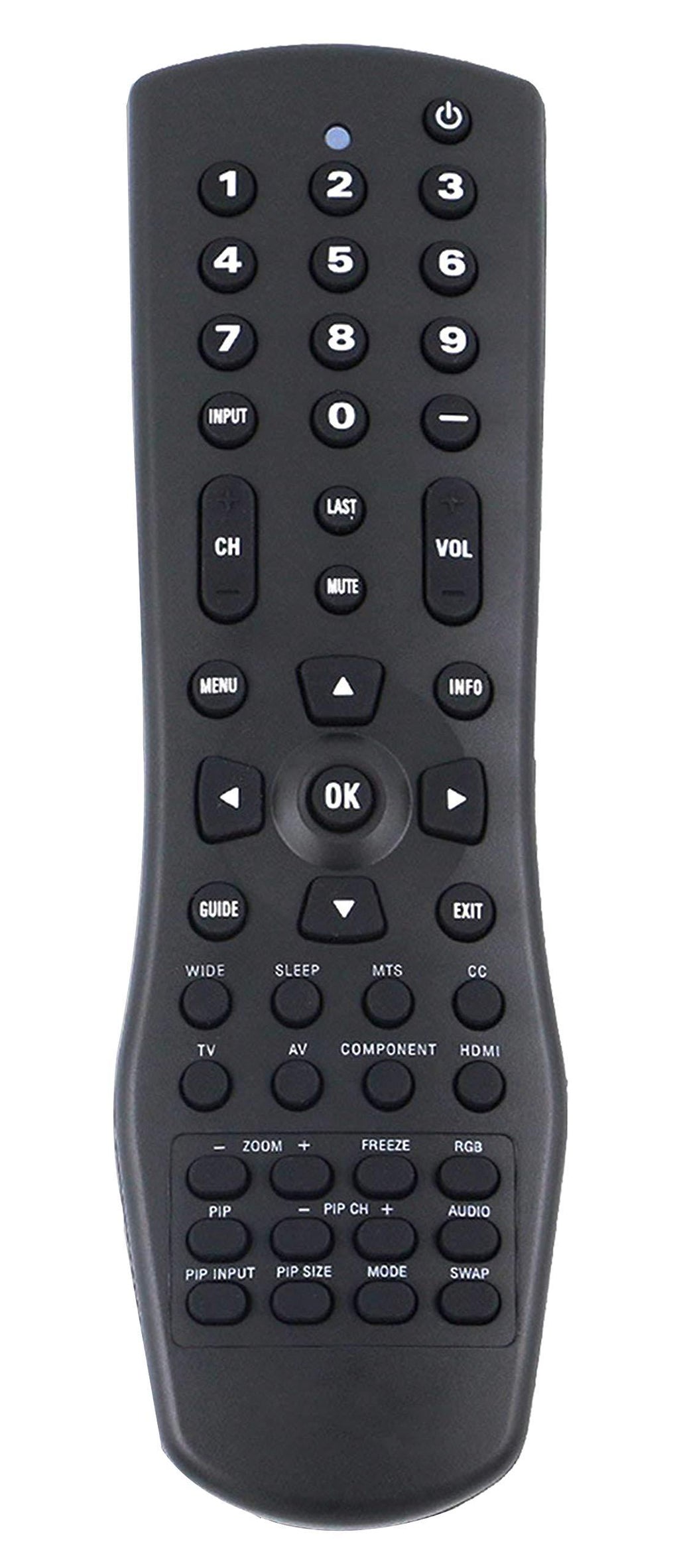 AULCMEET VR1 Remote Control fit for VIZIO LCD HDTV 0980-0304-9150 JV50P VA19L L42 L37 L32 GV47L GV46L GV42L VX52L VX42L VX37L VW42L VW37L VW26L VW22L VU42L VS42L VA26L VA22L VA220E