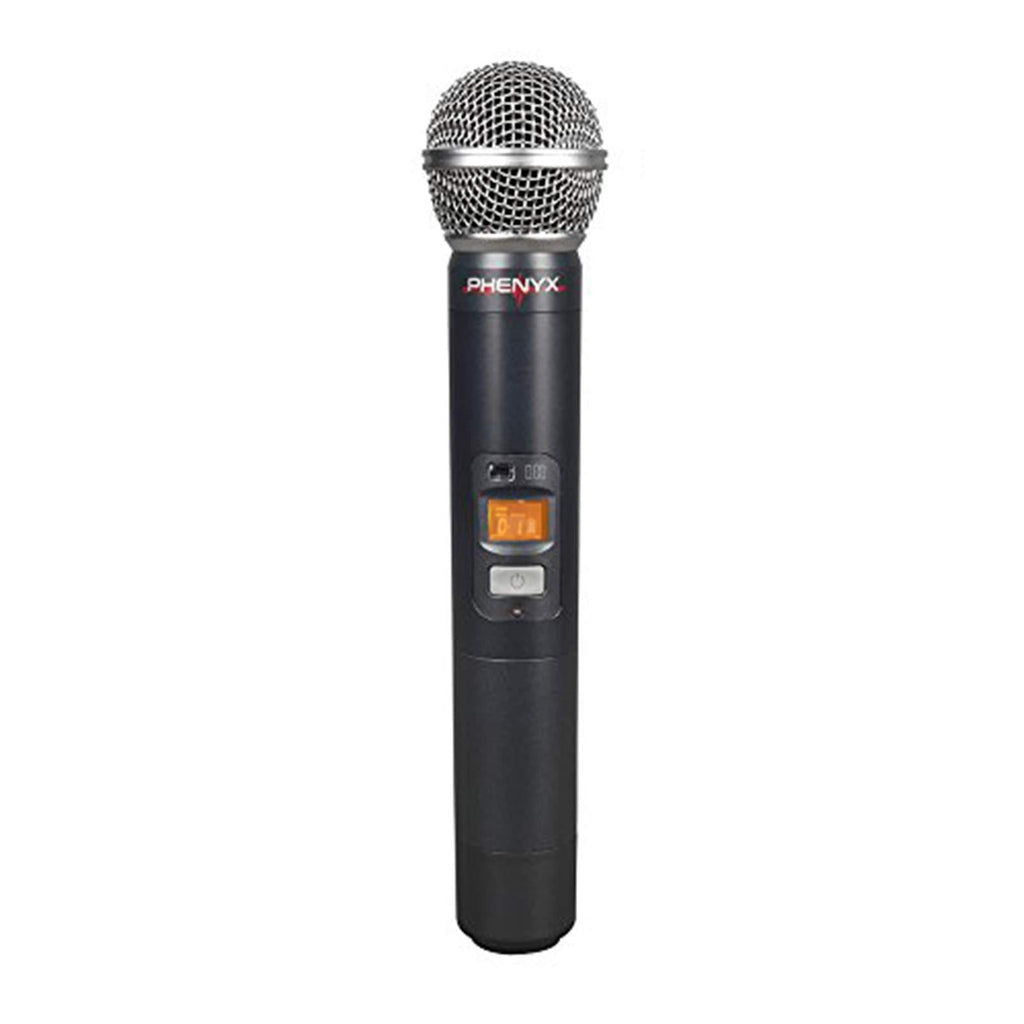 [AUSTRALIA] - Phenyx Pro Wireless Handheld Microphone Transmitter Compatible with Receiver PTU-71-NEW (Black) 