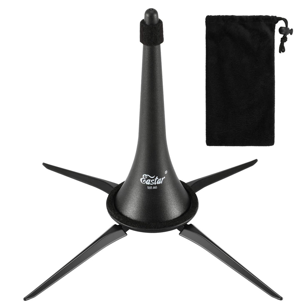 Eastar EST-003 Clarinet Stand with Storage Bag, Portable, Foldable and Detachable holder, Black