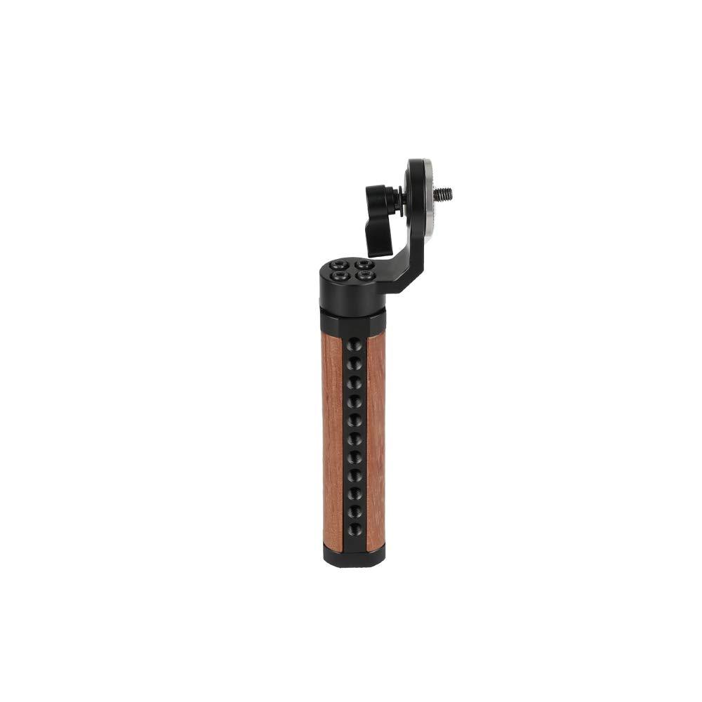 CAMVATE Rosette Wooden Handgrip for DSLR Shoulder Rig