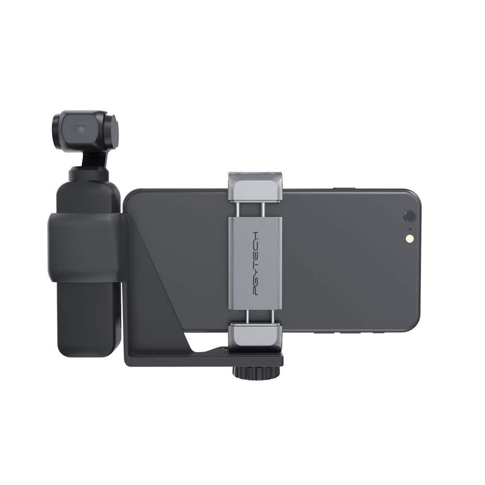 Rantow Stretchable Phone Holder Mobile Bracket Stand Compatible with DJI Osmo Pocket Handheld Gimbal Camera Expansion Holding Extender Mount Stents