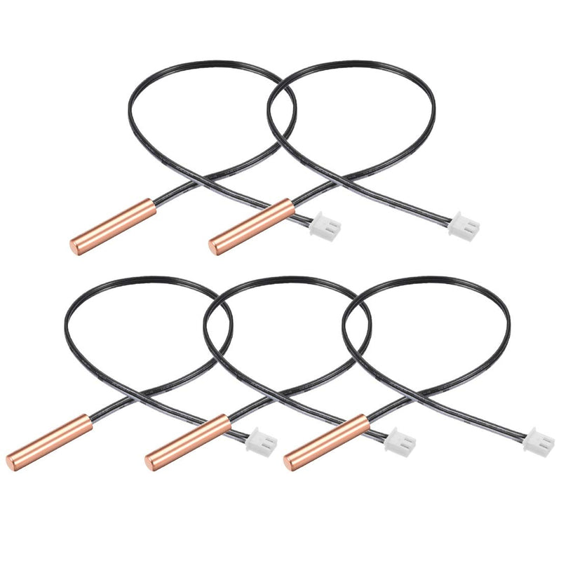 [AUSTRALIA] - uxcell 5 Pcs 50K NTC Thermistor Probe 15.7 Inch Copper Sensitive Temperature Temp Sensor for Air Conditioner 