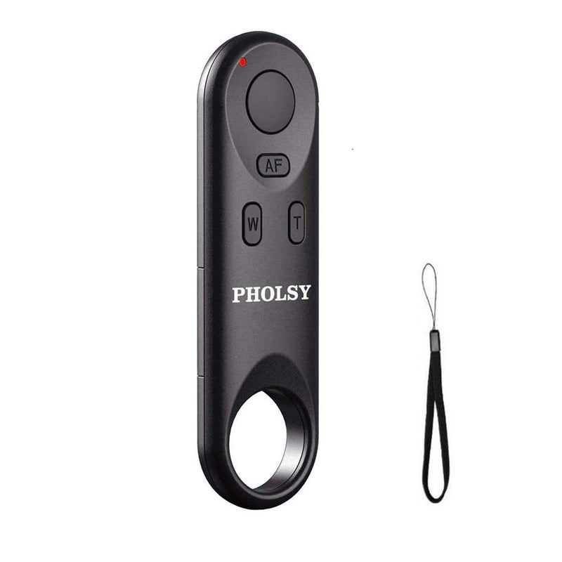 PHOLSY Wireless Remote Control Compatible with Canon EOS 90D, 850D, EOS R, EOS RP, 200D, 200D II, 250D, 6D Mark II, 77D, 800D, EOS M6 Mark II, M50, M200, G5X Mark II, G7X Mark III, SX70 HS