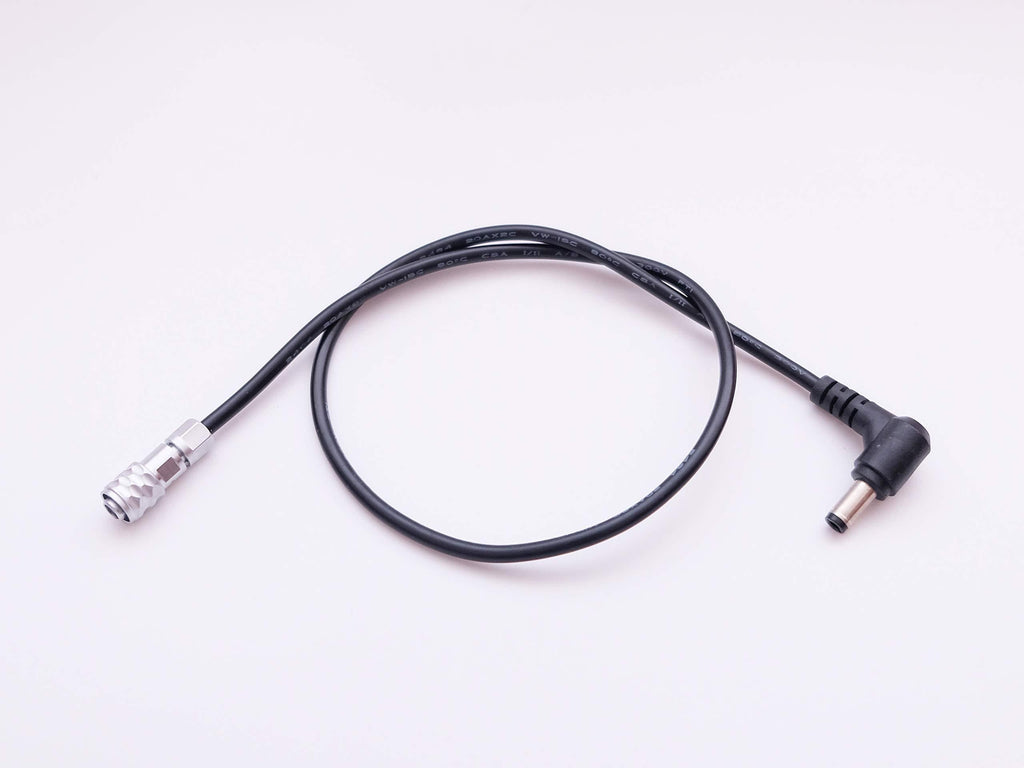DC 5.5/2.5mm Right Angled Power Cable for BMPCC 4K Blackmagic Pocket Cinema Camera