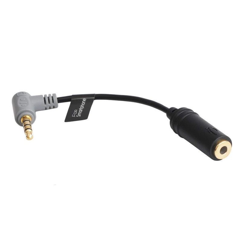 AFVO 3.5mm TRS (Female) to TRRS (Male) Converter Audio Cable Adapter Compatible with iOS & Android Smartphones