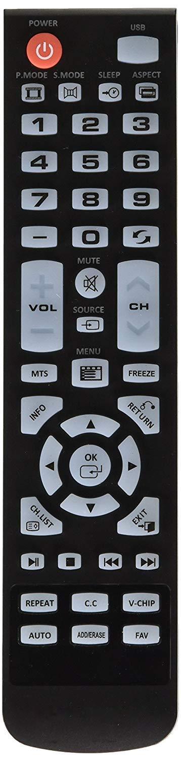 Remote Control Compatible with Element TV ELEFW328 ELEFT426 ELEFT506 ELEFT326 ELEFW505 ELEFT506 ELEFW247 ELEFW504 ELEFW248