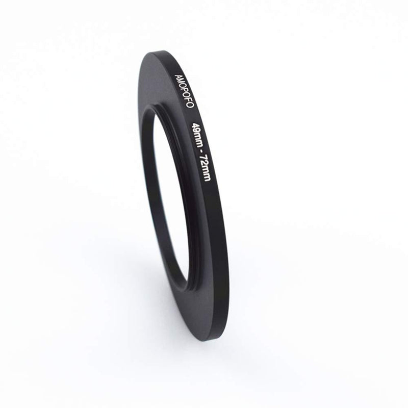 Universal 49-72mm /49mm to 72mm Step Up Ring Filter Adapter for UV,ND,CPL,Metal Step Up Ring Adapter