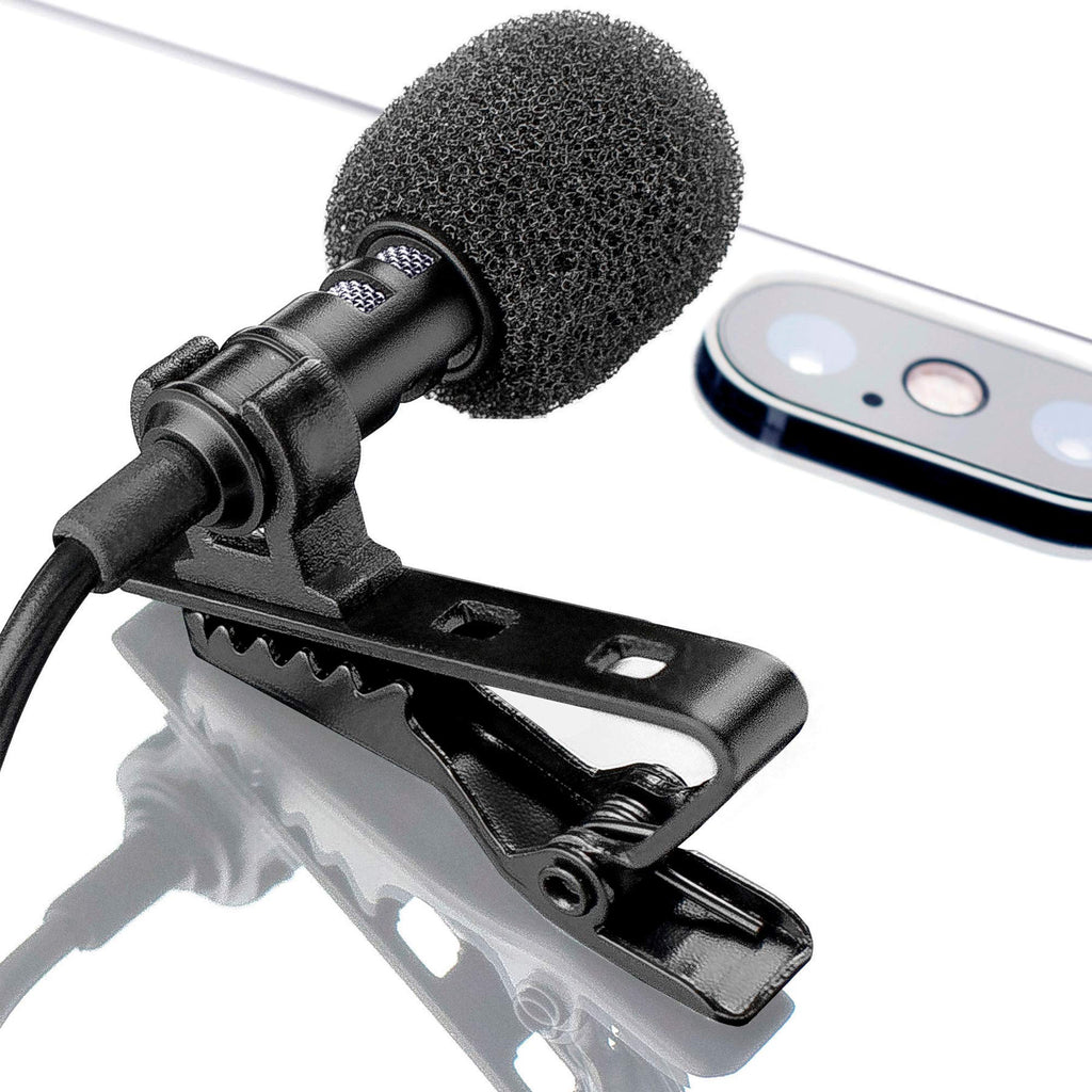 [AUSTRALIA] - Smartphone Microphone for Video Recording - Lavalier Microphone for Android - Android External Clip On Smartphone Microphone - Vlogging Microphone for Android 