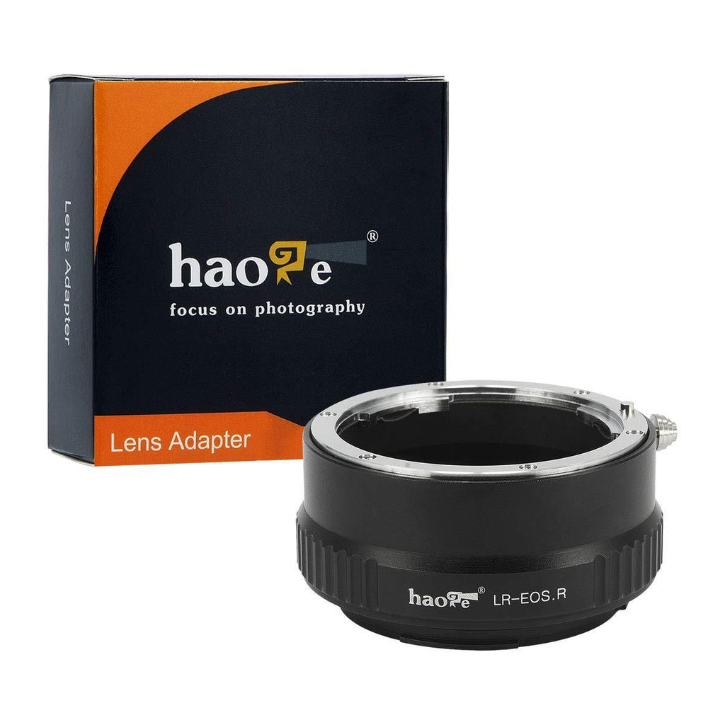 Haoge Manual Lens Mount Adapter for Leica R LR Lens to Canon RF Mount Camera Such as Canon EOS R