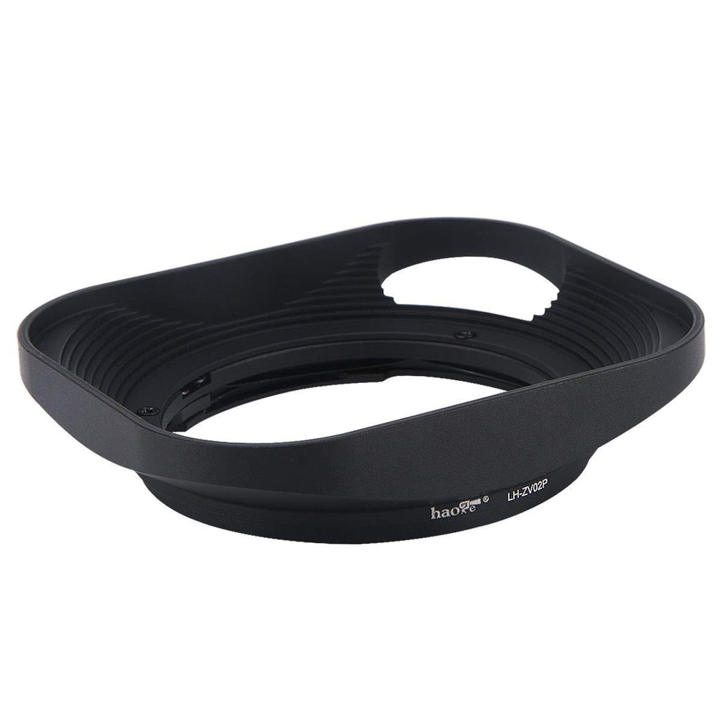 Haoge LH-ZV02P Lens Hood for Carl Zeiss Biogon T 2/35 35mm f2 ZM, C Biogon T 2.8/35 35mm f2.8 ZM, Planar T 2/50 50mm f2 ZM; Voigtlander NOKTON Classic 35mm f1.4 VM, 40mm f1.4 VM Hollow Out Designed Square - Black - Hollow Out Designed