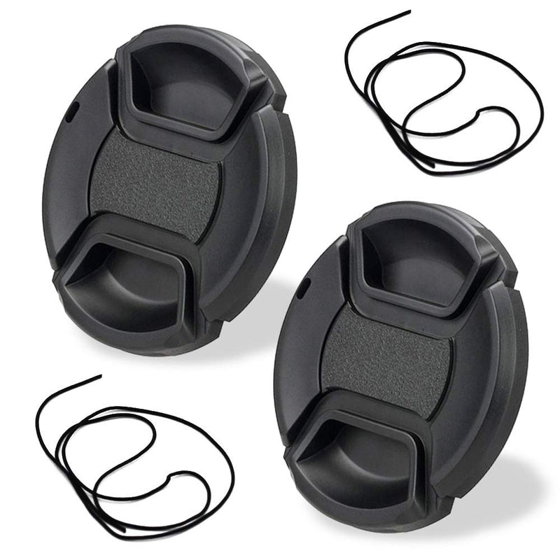 77mm Lens Cap for RF 24-105 mm f/4L Lens for Canon EOS R5 EOS R6 EOS R EOS RP Camera, for Sony FE 24-105mm f/4 Lens for Sony a7IV a7R4 Camera-2 Packs 77mm