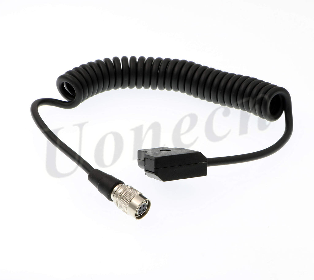 Uonecn Power Spring Cable for SmallHD AC7 OLED DP7 Monitor Hirose 4 Pin Female to D-tap