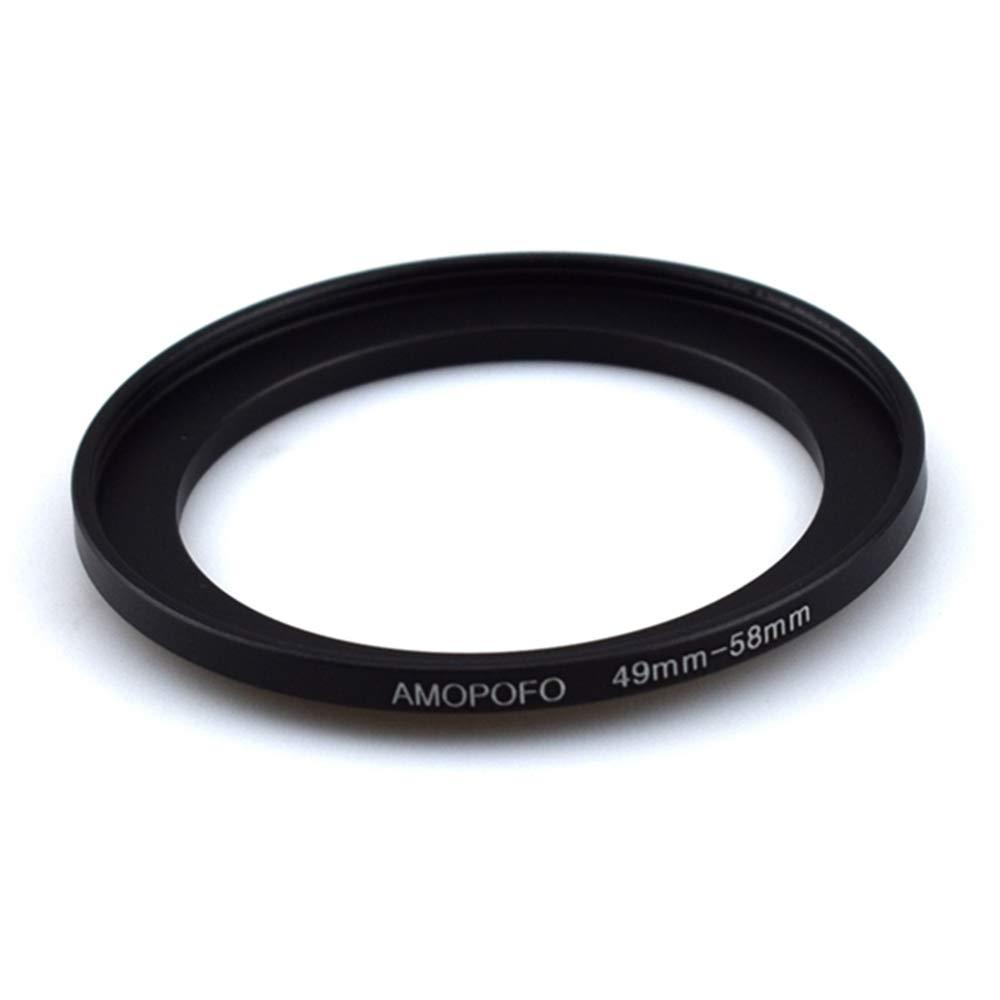 Universal 49-58mm /49mm to 58mm Step Up Ring Filter Adapter for UV,ND,CPL,Metal Step Up Ring Adapter