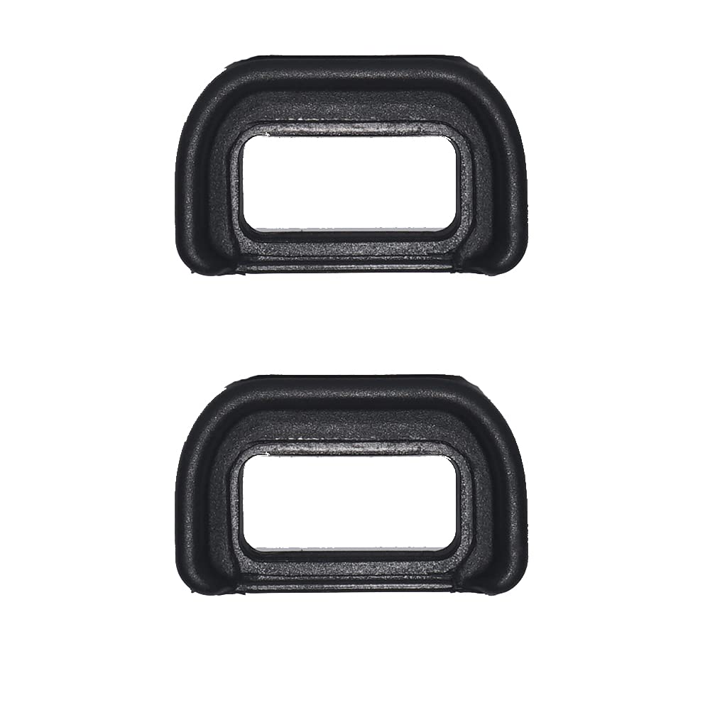 A6500 Eyecup Viewfinder for Sony Alpha a6600 a6500 a6400 Camera (2 Pack), Replaces Sony FDA-EP17