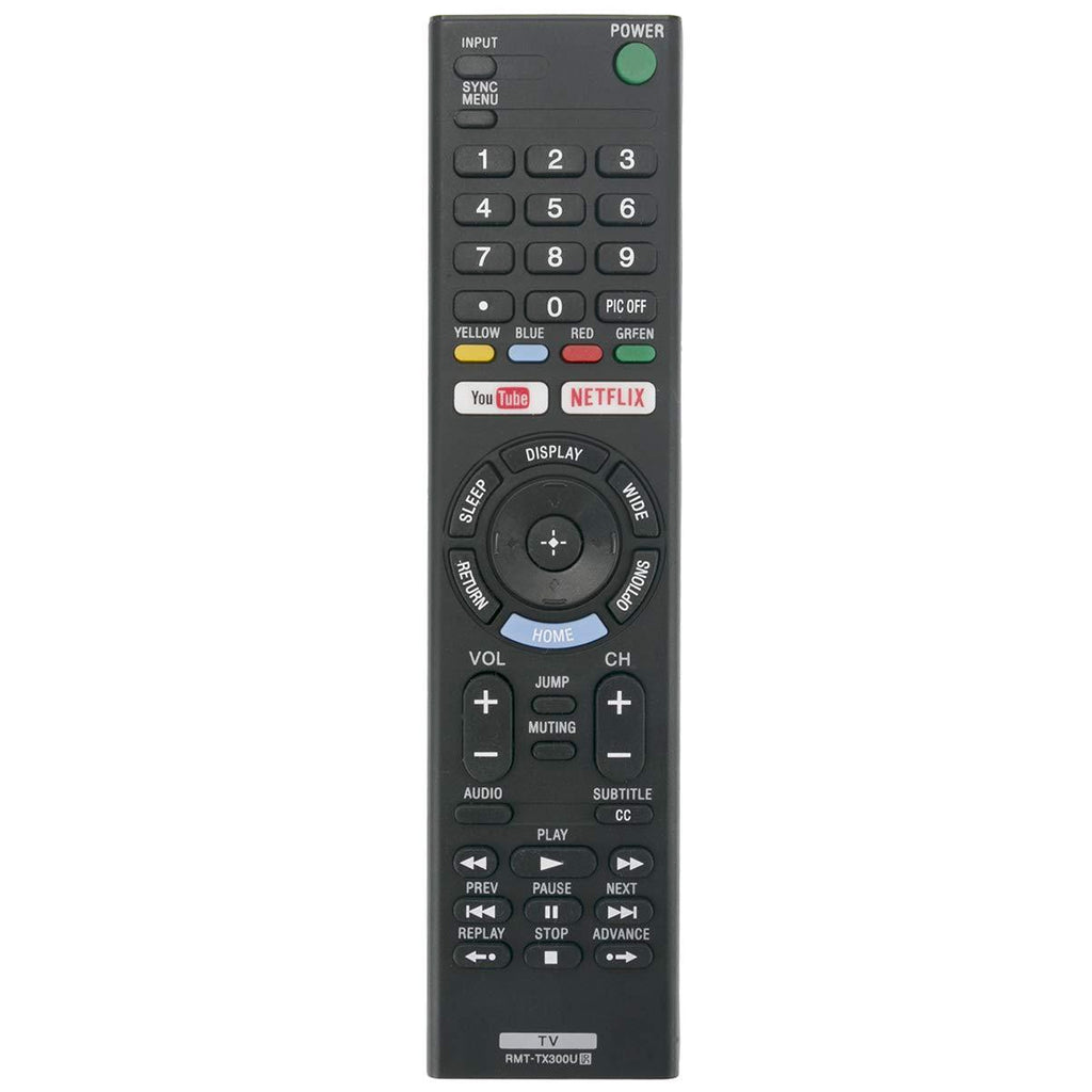 RMT-TX300U Replace Remote Applicable for Sony TV KD-55X720E KD-49X720E KD-43X720E KD-49X700E KD-43X700E KD-55X700E KD-60X690E KD-70X690E KD-65X730F KD-50X690E XBR-49X800E XBR-55X800E XBR-43X800E