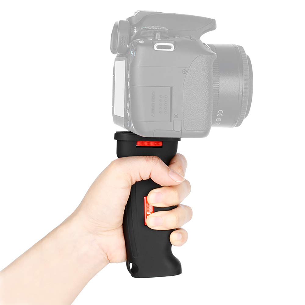 UURig Handheld Grip 1/4" Screw for Camera Stabilizer Smartphone Handy Grip Tripod System Compatible with GoPro Action Cam Canon Nikon Sony Digital Camera Mobile Video Shooting Vlog Camcorder - R003