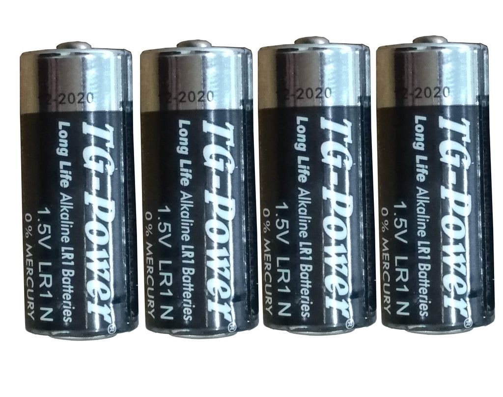 4 Piece E90 LR1 N Size MN9100 1.5 Volt Alkaline Batteries