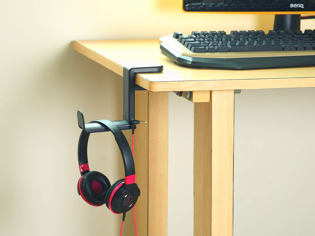 Gaming Headphone Holder Mount Hook Black