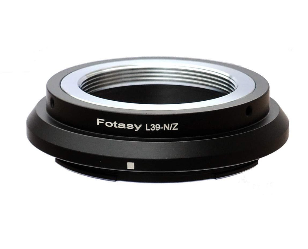 Fotasy Adjustable Leica M39 Lens to Nikon Z Mount Adapter, M39 Nikon Z Adapter, 39mm Lense Nikon Z Mount Adapter fits Leica M39 Lens & Nikon Z Mirrorless Camera Z5 Z50 Z6 Z7 Z6 II Z7 II M39 - Nikon Z