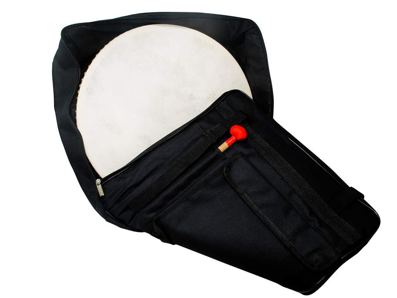 16 Inch Percussion Buffalo Tambourine Hand Drum Padded Case by Trademark Innovations (DRUM NOT INCLUDED)