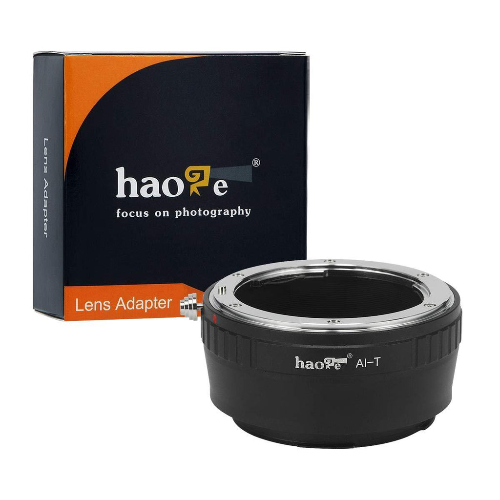 Haoge Manual Lens Mount Adapter for Nikon Nikkor F/AI/AIS/D Lens to Leica L Mount Camera Such as T, Typ 701, Typ701, TL, TL2, CL (2017), SL, Typ 601, Typ601