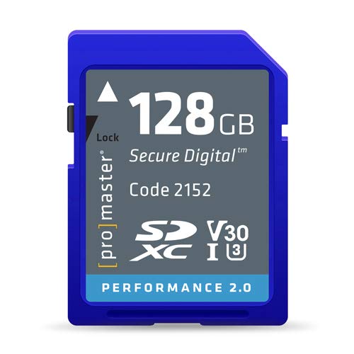 Promaster 128GB SDHC Class 10 Memory Card (Performance 2.0)