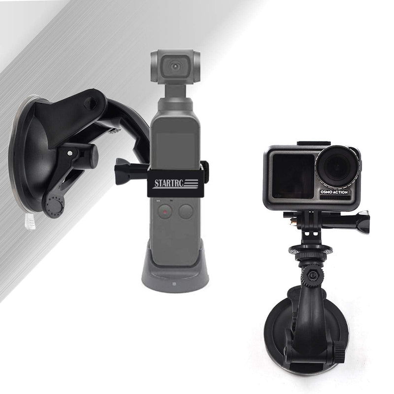 STARTRC Pocket 2 Suction Cup Mount,Full 360 Rotation Car Mount for DJI Pocket 2/Osmo Pocket/Osmo Action 2 Camera Accessories